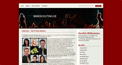 Desktop Screenshot of bandscouting.de