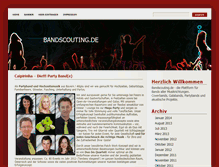 Tablet Screenshot of bandscouting.de